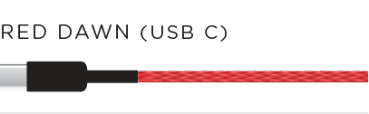 Red Dawn USB Cable